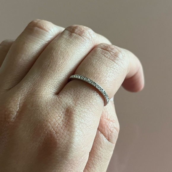 Jewelry - 💍 Size 7 Sterling Silver Cubic Zirconia Ring 💍